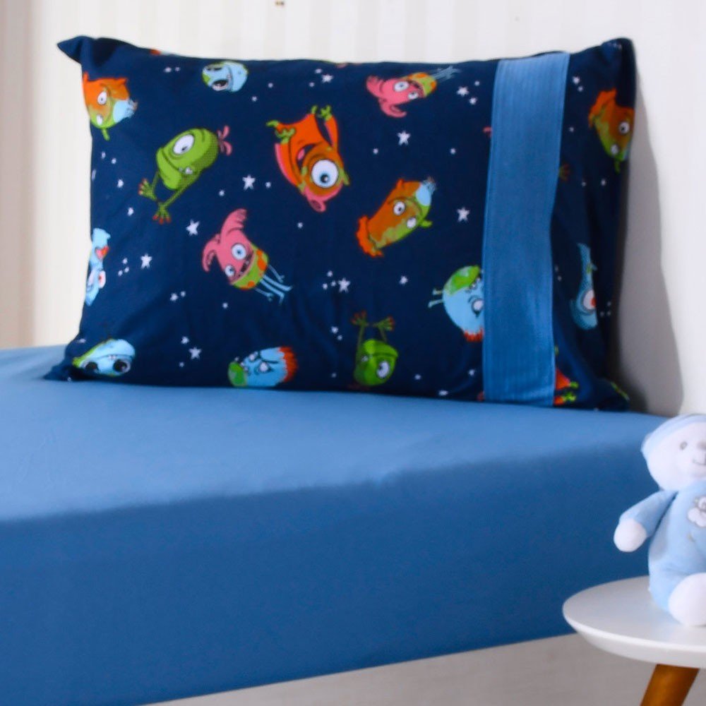 jogo de cama monsters1