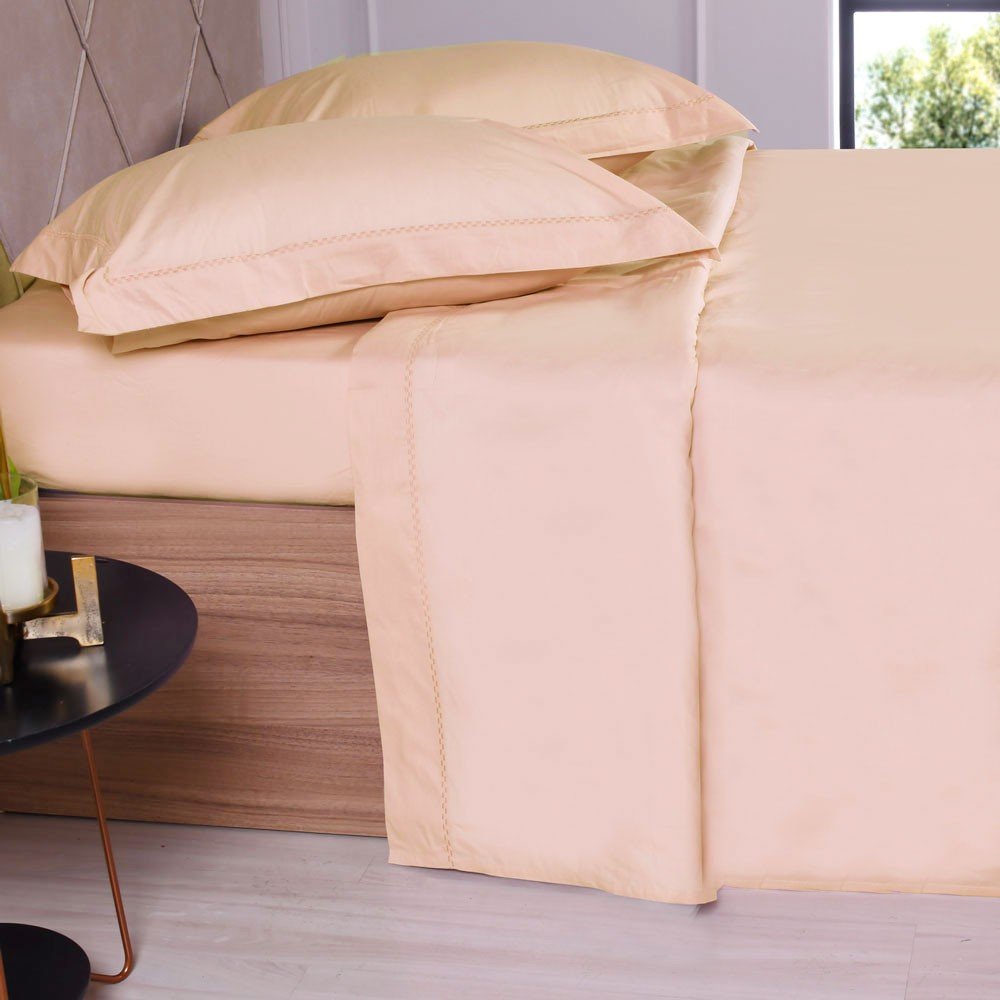 jogo de cama tessi liso nude