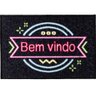 tapete bem vindo neon