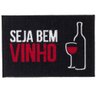 tapete bem vindo seja bem vinho