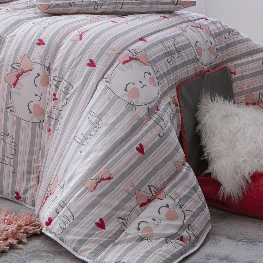 cama meow edredom