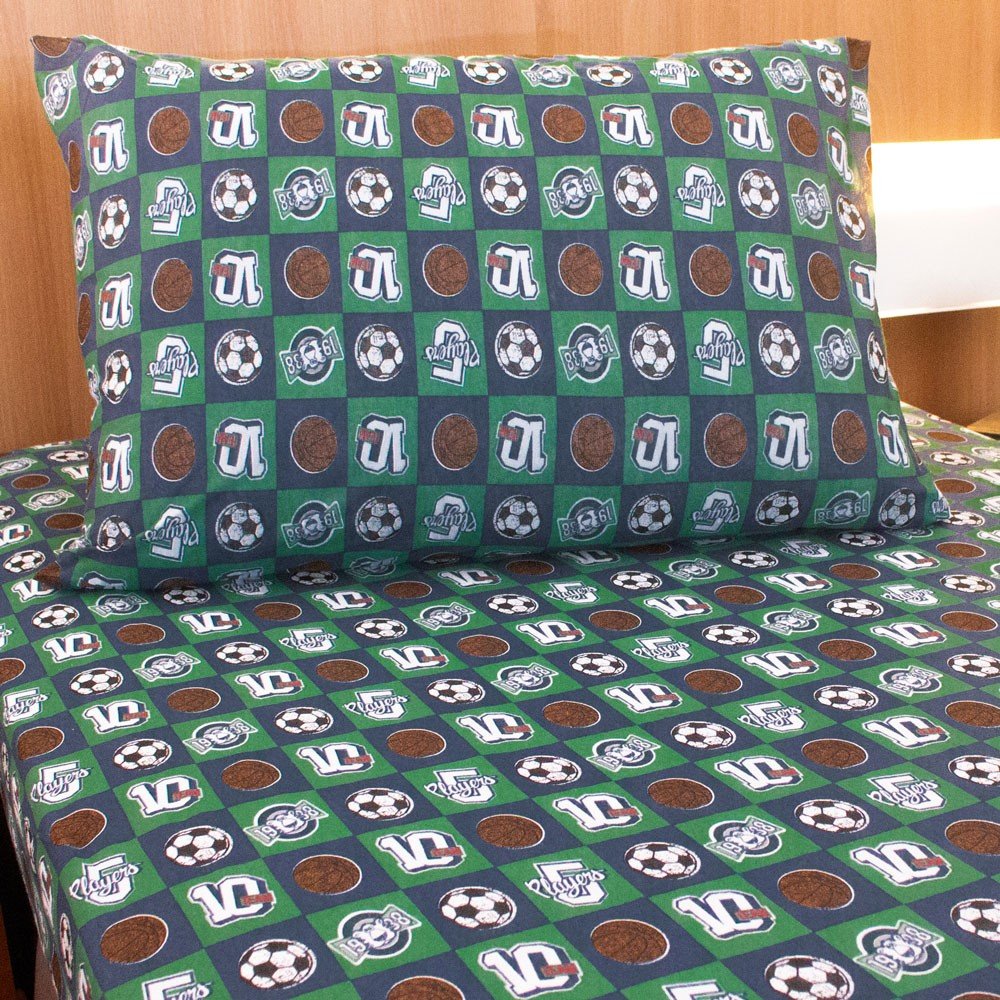 jogo de cama esporte verde1