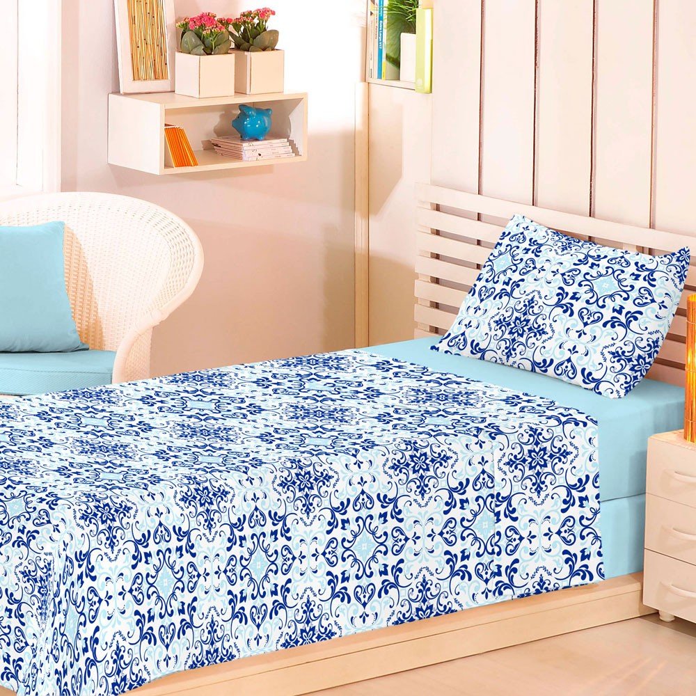 cama solt mandala azul