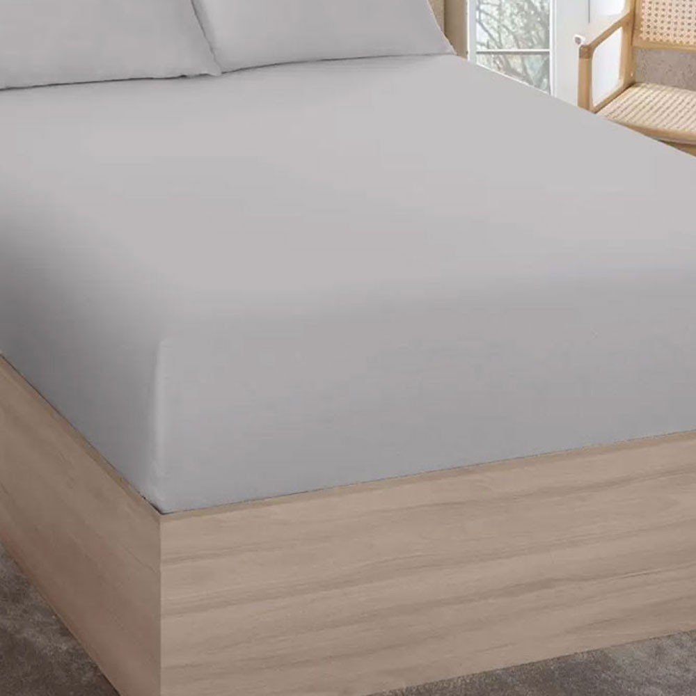 lencol elastico cinza