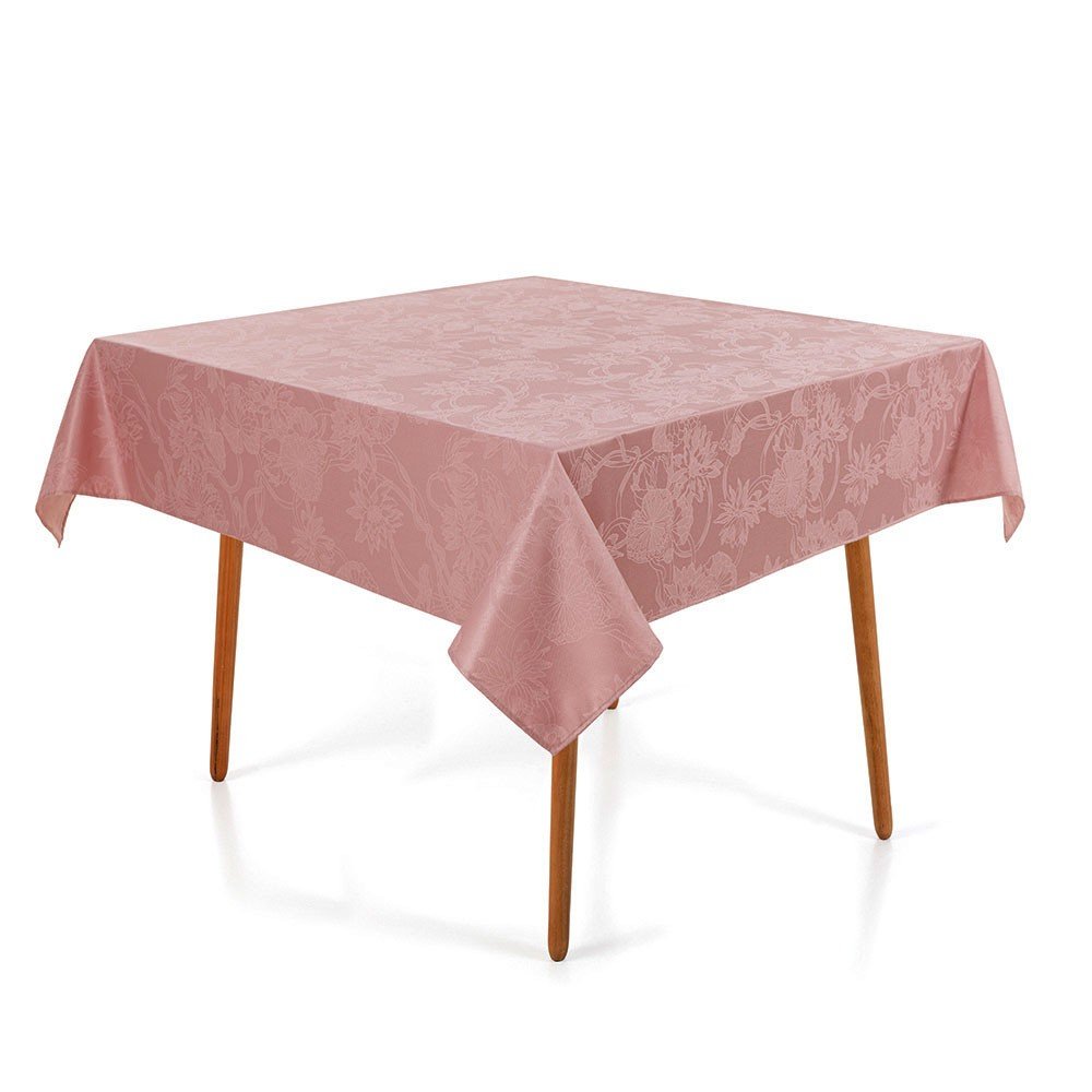 toalha de mesa lotus lilas quadrada