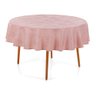 toalha de mesa lotus lilas redondar