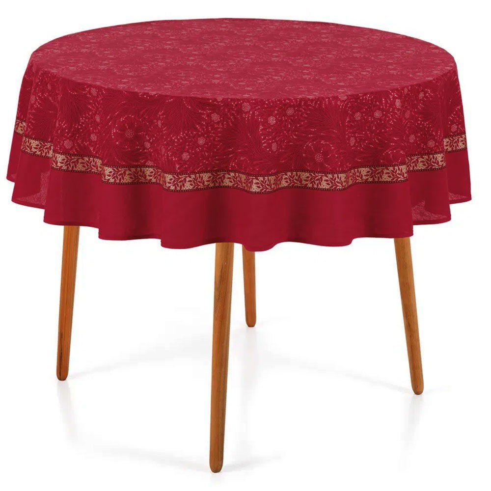 toalha de mesa natal classico natal redonda