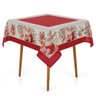 toalha de mesa natal noel musical quadrada