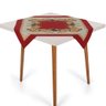 toalha de mesa natal sinos de natal 78x78