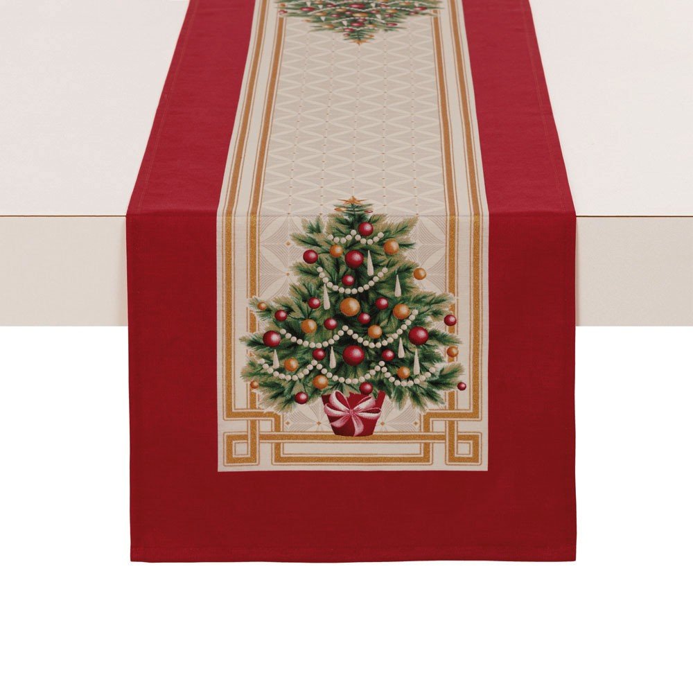 trilho natal pinheiro decor
