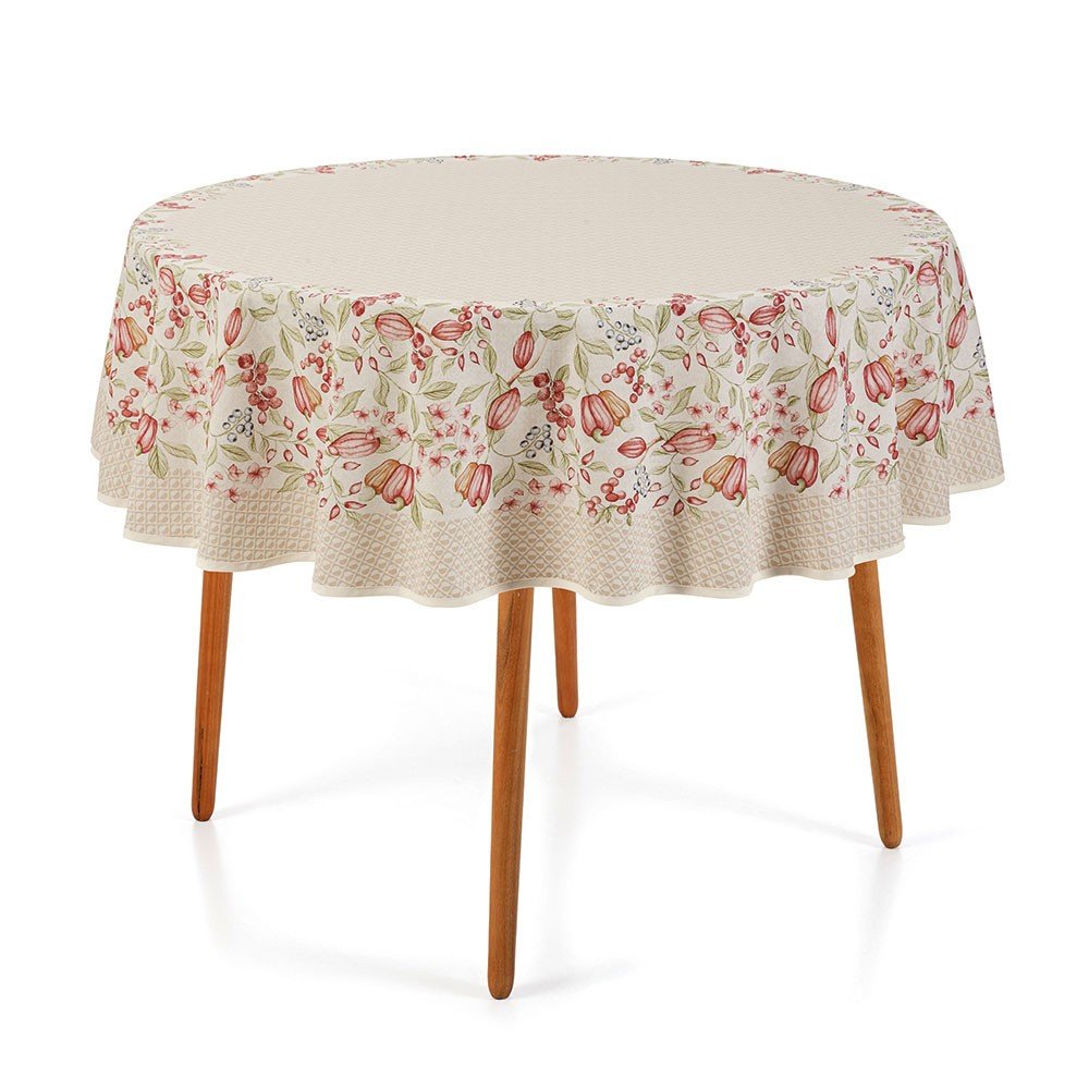 toalha de mesa coraline redonda