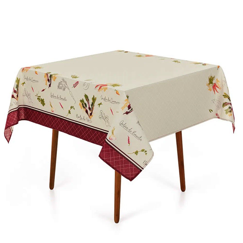 toalha de mesa hortalica quadrada