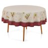 toalha de mesa hortalica redonda