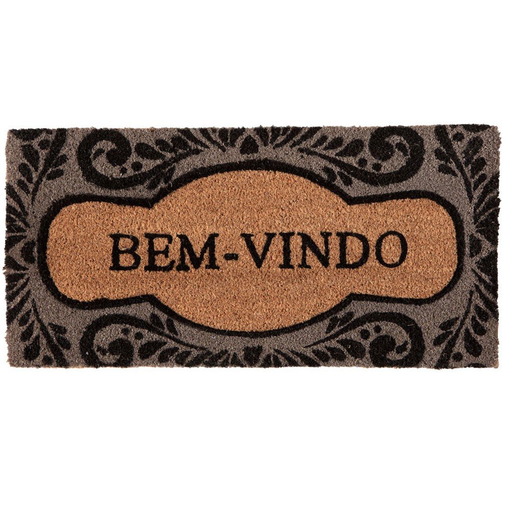 capacho bem vendo cinza