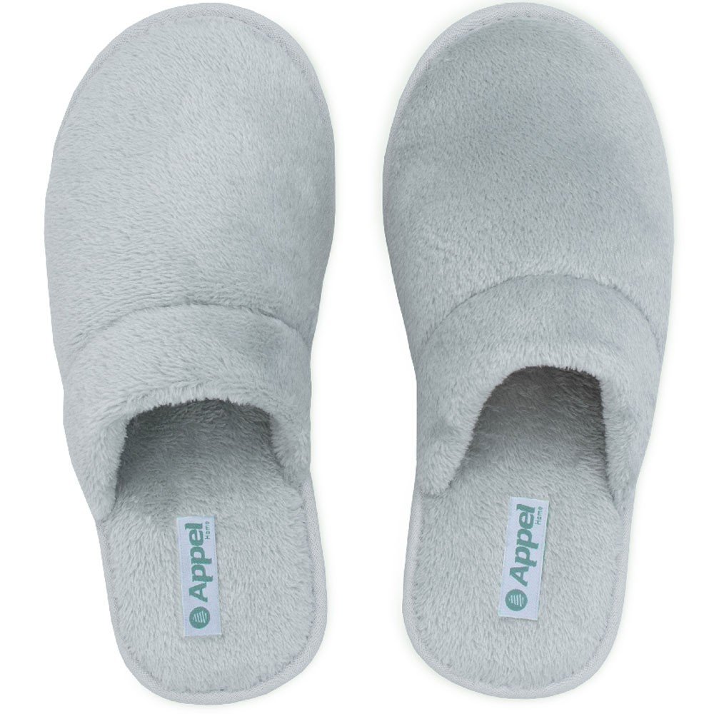 pantufa microfibra classic cinza