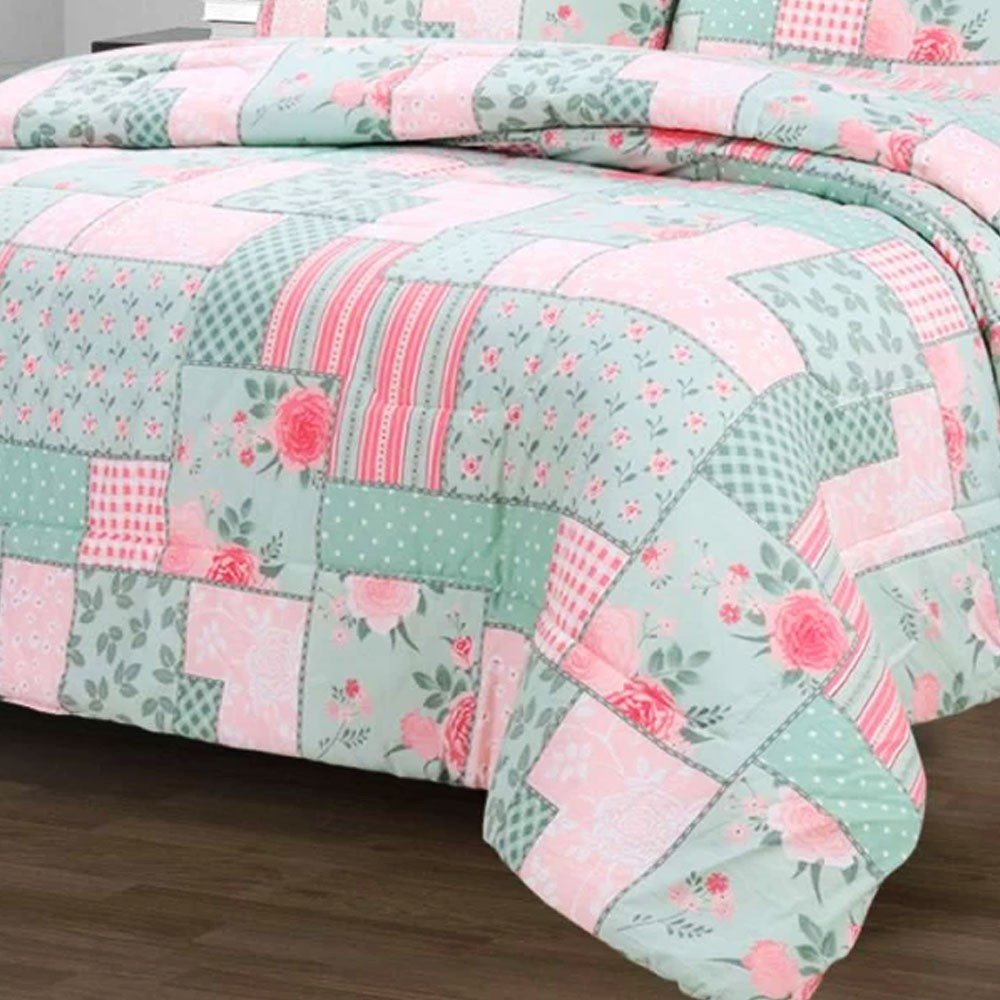 edredom charme floral patch1