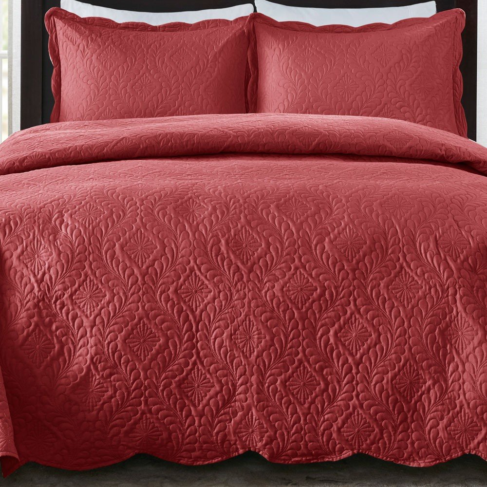 colcha milao arabescos vermelho1