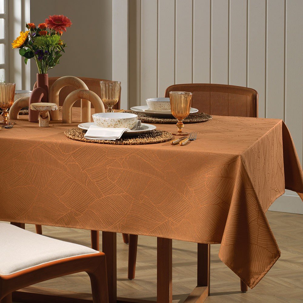 toalha mesa herbare ocre