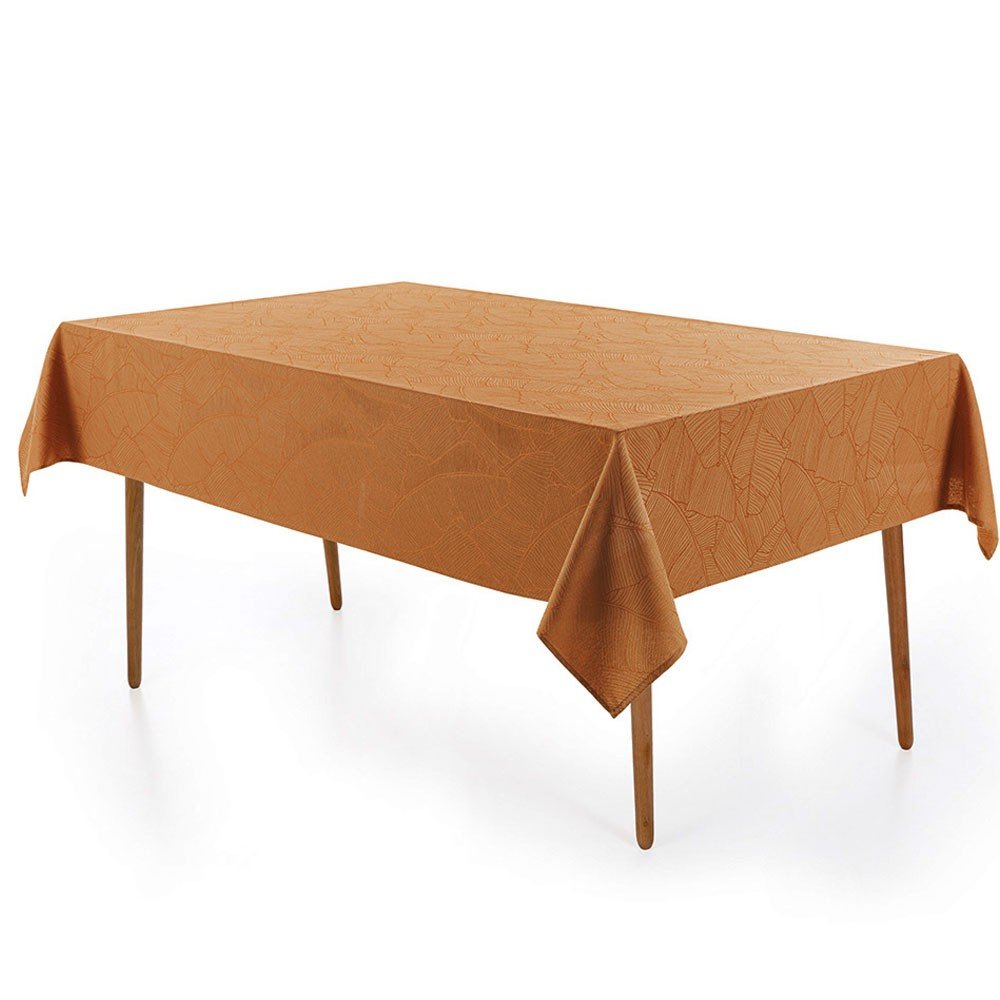 toalha mesa herbare ocre retangular