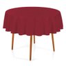 tolha de mesa beatrice carmim redonda