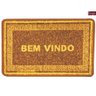 tapete boucle bem vindo bege1