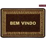 tapete boucle bem vindo chocolate1