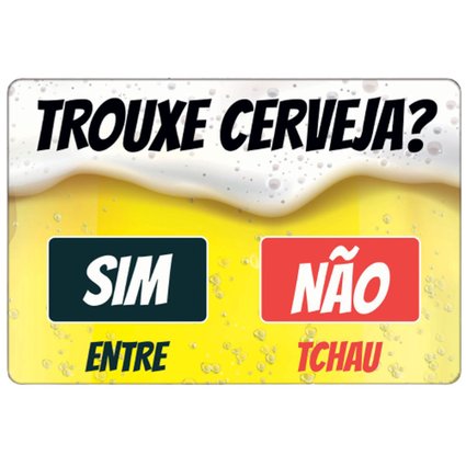 trouxe cerveja ambientada fundo