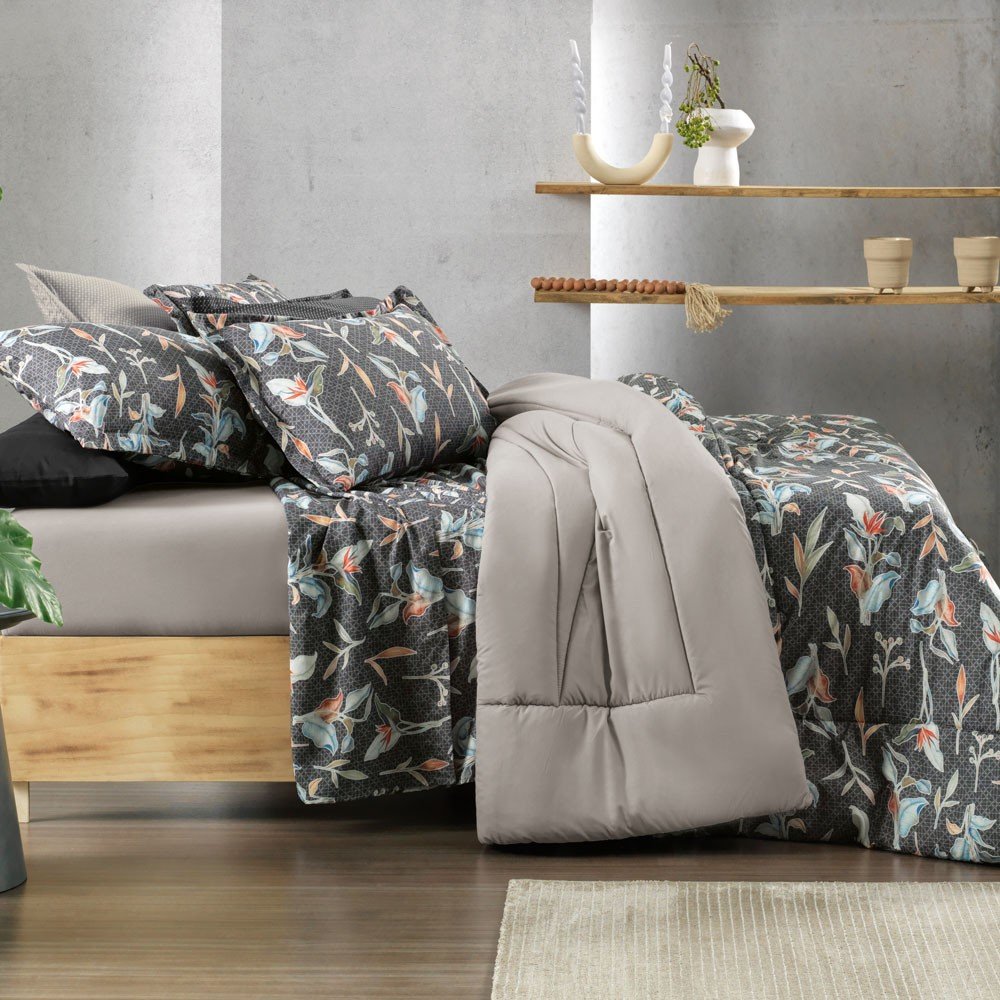 jogo de cama geo garden3