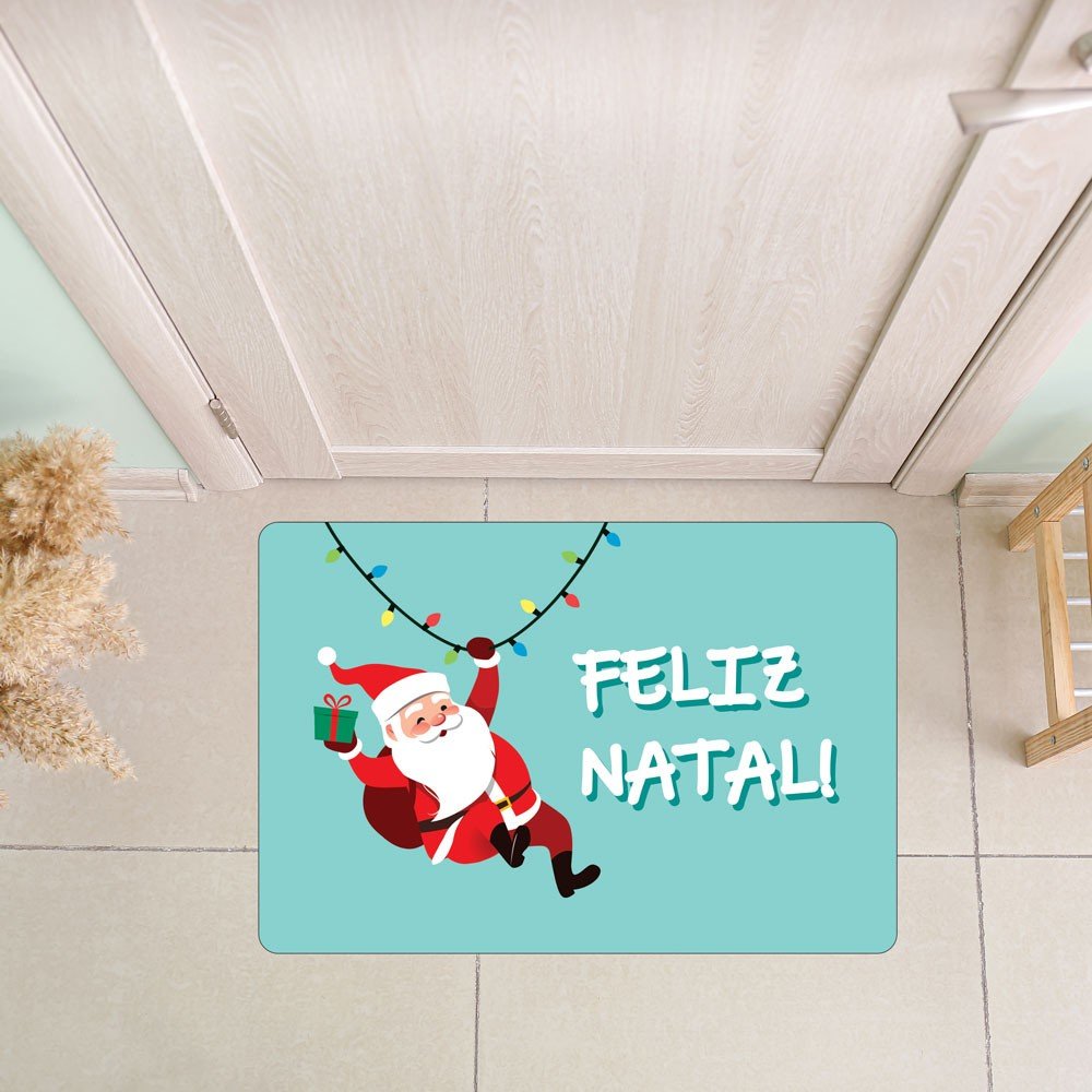 Tapete Decorativo Natal para Porta Noel Radical