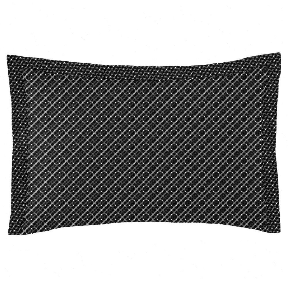fronha toque acetinado slim preto