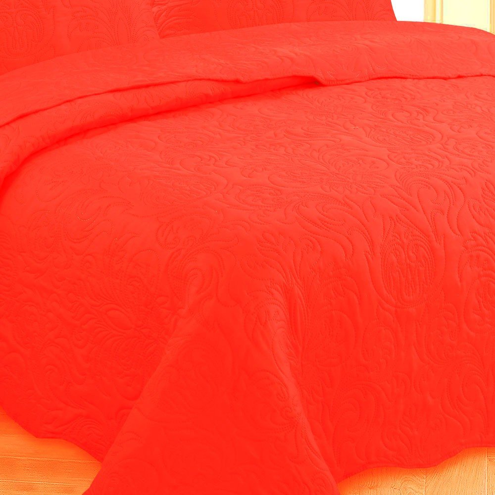 colcha classic floral coral2