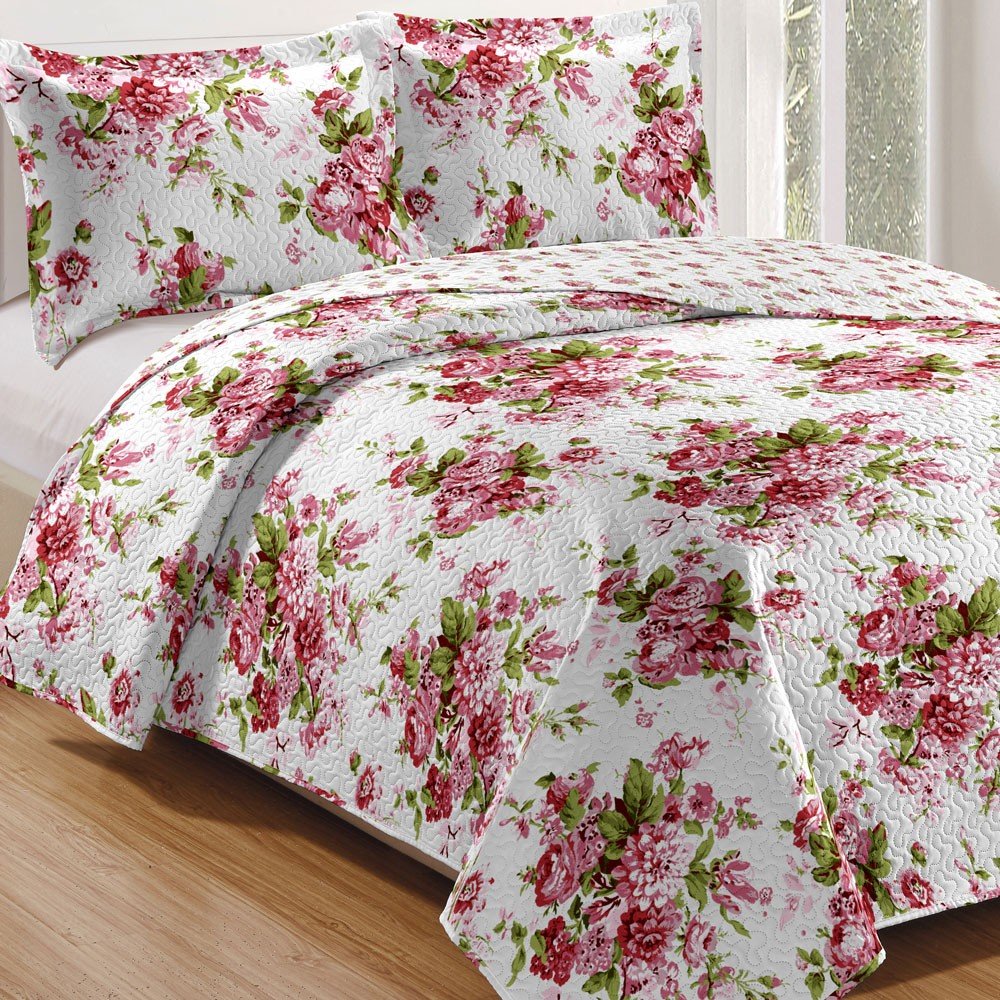 colcha shabby chic flowers3