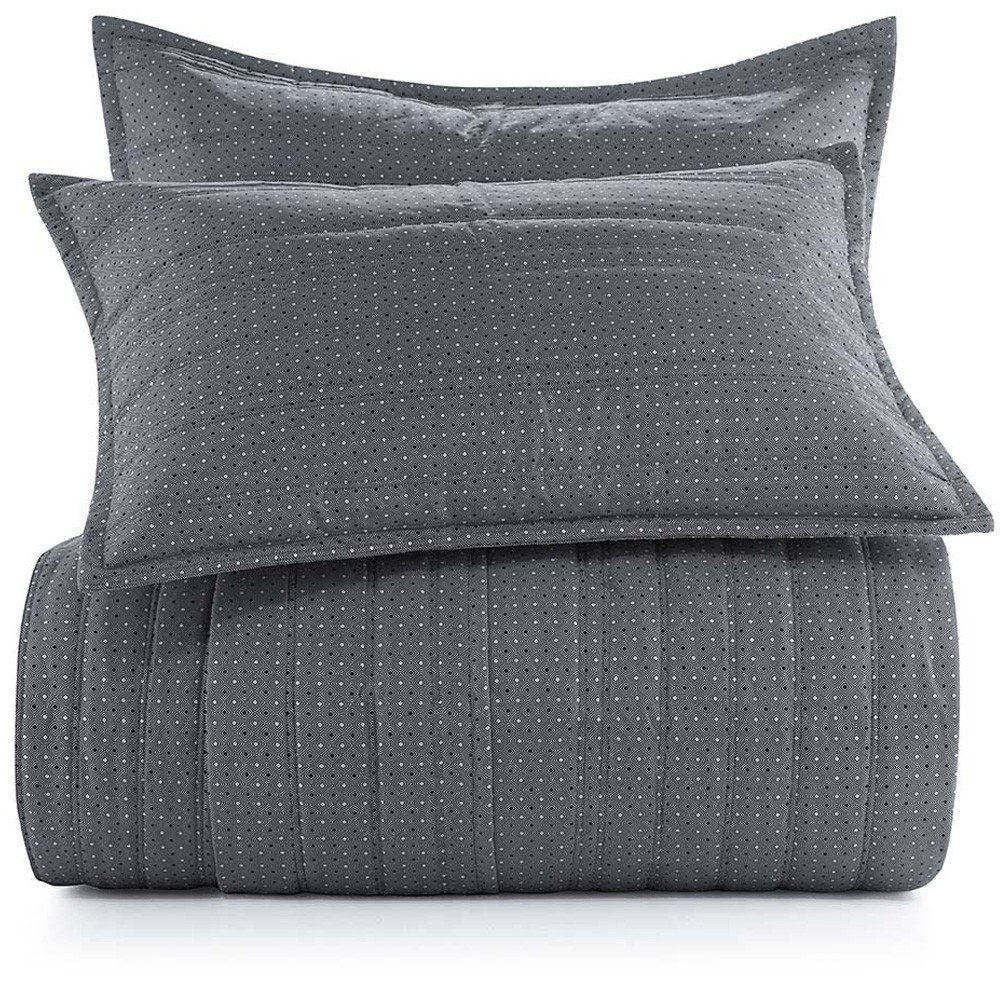 colcha toque acetinado play preto
