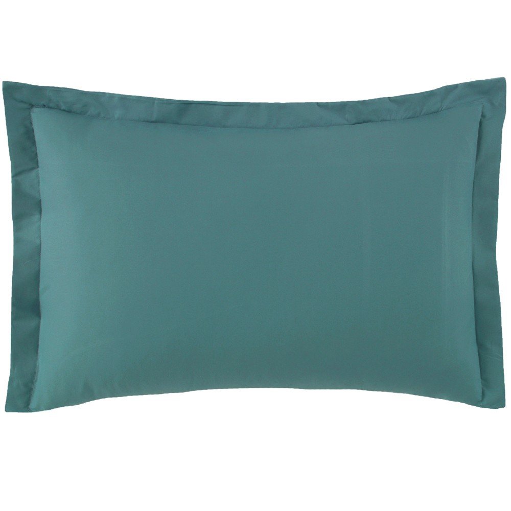 fronha toque acetinado azul dimensao