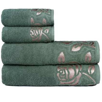 jogo toalhas 4pcs guadalupe verde