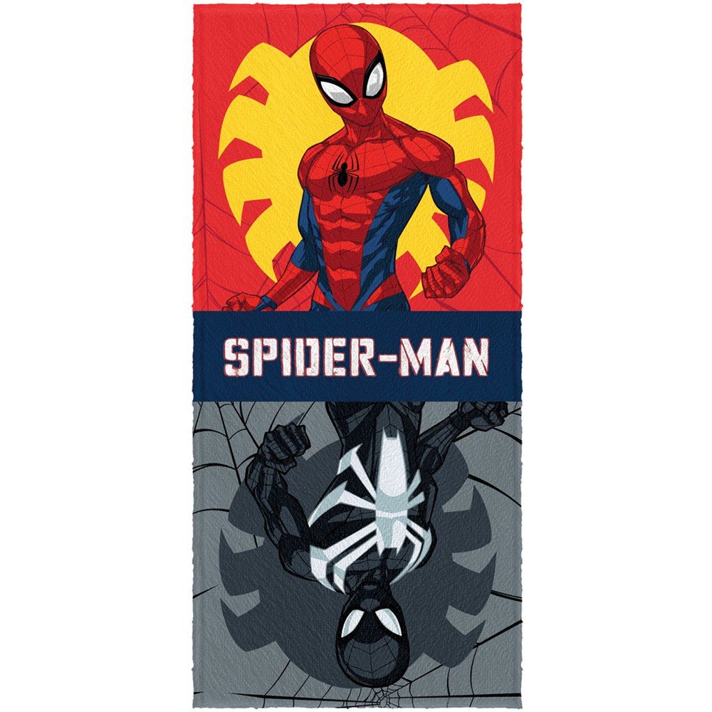 toalha felpuda spider man