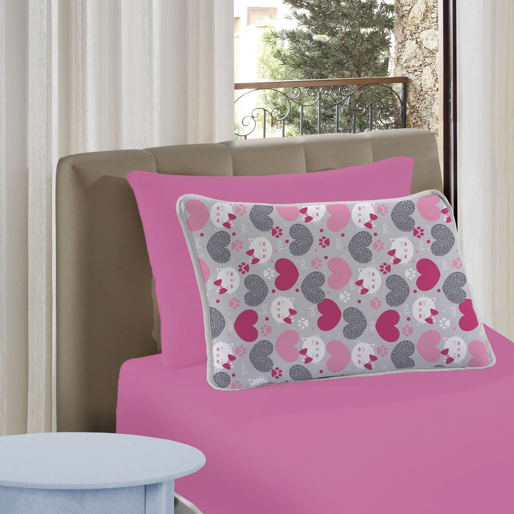 jogo de cama kids kitty novo