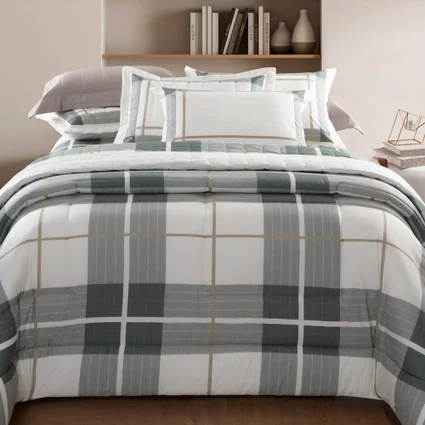 Jogo de Cama Casal peças Percal 200 Fios Vida Bela Ralph