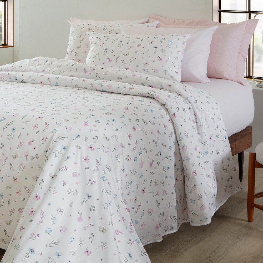 jogo de cama mariposy