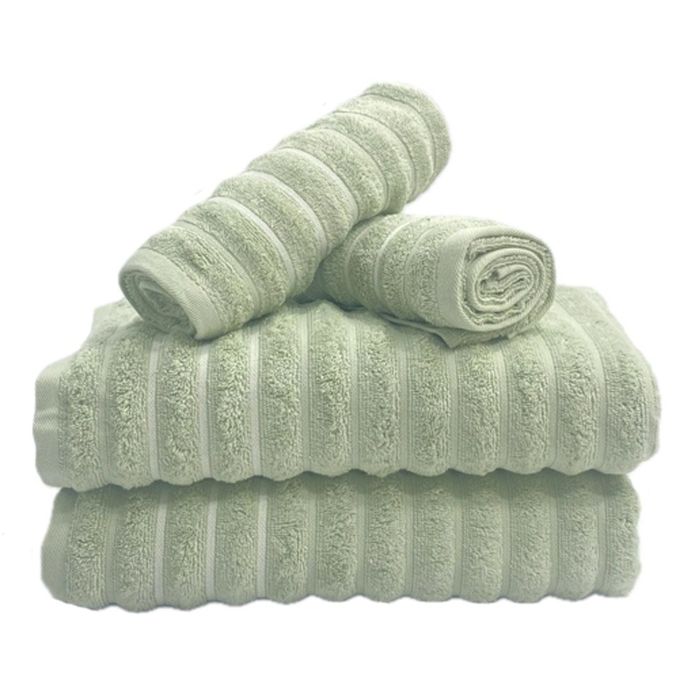toalha 4pcs wave verde novo 1000