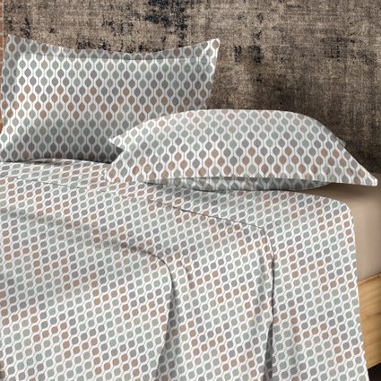 jogo de cama toque acetinado colmeia