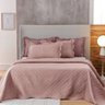 colcha casual rosa blush
