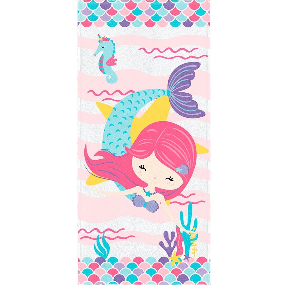 toalha felpuda colorido