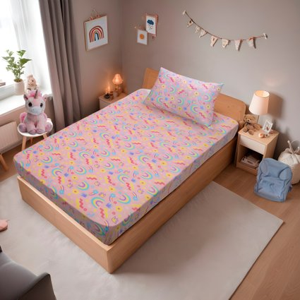 jogo de cama rainbow