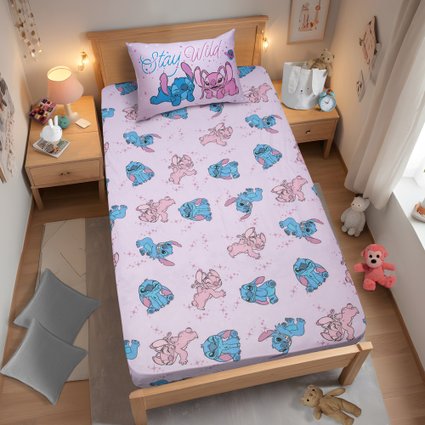 jogo de cama sitch angel love