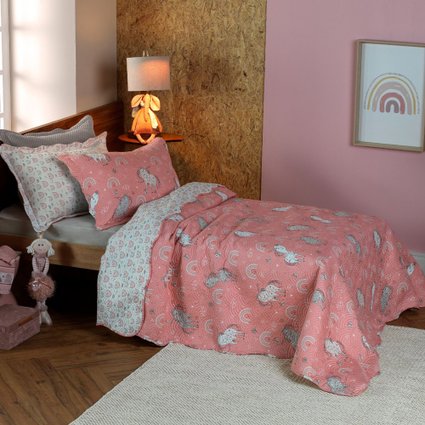 cobre leito kids unicornio love