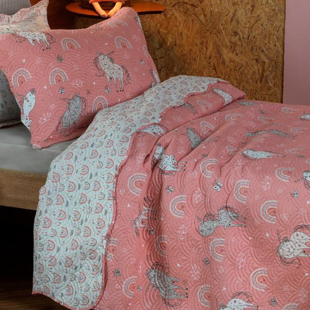 cobre leito kids unicornio love1